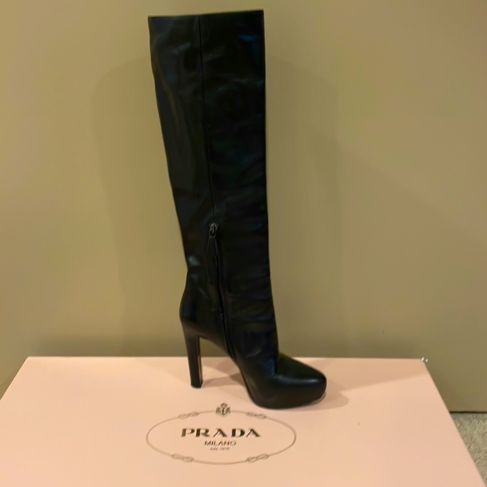 Prada over the knee calzature donna boots - Picture 4 of 8